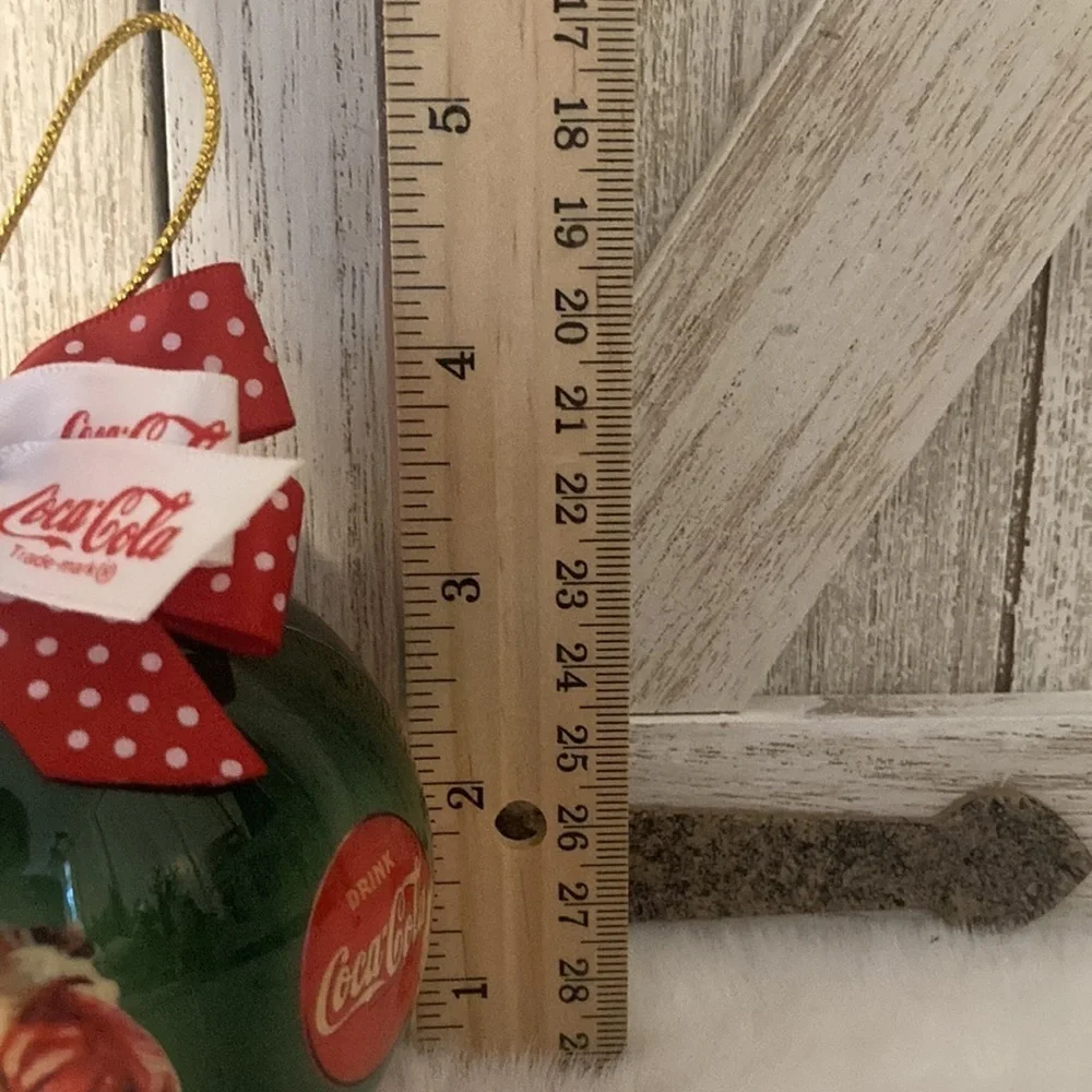 Vintage 1994 Coca Cola Santa Ornament
